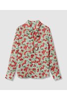 【アルアバイル/allureville】のWEB限定【LOULOU WILLOUGHBY】LISAチェリープリント ボウタイブラウス 人気、トレンドファッション・服の通販 founy(ファニー) ファッション Fashion レディースファッション Fashion for Women トップス・カットソー Cut & Sew Tops シャツ・ブラウス・オフィスカジュアル Elegant Blouses & Button-Ups 2026年 2026 シンプル Simple, Minimal スリーブ Sleeve, Long Sleeve / Short Sleeve チェリー Cherry, Cherry Pattern プリント Print, Printed Pattern ボトム Bottoms, Lower Wear リボン Ribbon, Bow ループ Loop, Loop Knit ロング Long, Long-Length 夏 Summer 春 Spring S/S・春夏 SS, Spring/Summer, Warm Season |ID:prp329100004798604