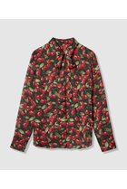 【アルアバイル/allureville】のWEB限定【LOULOU WILLOUGHBY】LISAチェリープリント ボウタイブラウス 人気、トレンドファッション・服の通販 founy(ファニー) ファッション Fashion レディースファッション Fashion for Women トップス・カットソー Cut & Sew Tops シャツ・ブラウス・オフィスカジュアル Elegant Blouses & Button-Ups 2026年 2026 シンプル Simple, Minimal スリーブ Sleeve, Long Sleeve / Short Sleeve チェリー Cherry, Cherry Pattern プリント Print, Printed Pattern ボトム Bottoms, Lower Wear リボン Ribbon, Bow ループ Loop, Loop Knit ロング Long, Long-Length 夏 Summer 春 Spring S/S・春夏 SS, Spring/Summer, Warm Season thumbnail ブラック|ID: prp329100004798604 ipo3291000000034816761