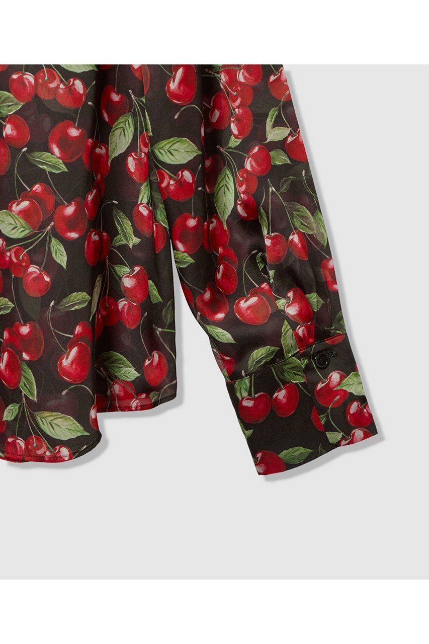 【アルアバイル/allureville】のWEB限定【LOULOU WILLOUGHBY】LISAチェリープリント ボウタイブラウス 人気、トレンドファッション・服の通販 founy(ファニー) 　ファッション　Fashion　レディースファッション　Fashion for Women　トップス・カットソー　Cut & Sew Tops　シャツ・ブラウス・オフィスカジュアル　Elegant Blouses & Button-Ups　2026年　2026　シンプル　Simple, Minimal　スリーブ　Sleeve, Long Sleeve / Short Sleeve　チェリー　Cherry, Cherry Pattern　プリント　Print, Printed Pattern　ボトム　Bottoms, Lower Wear　リボン　Ribbon, Bow　ループ　Loop, Loop Knit　ロング　Long, Long-Length　夏　Summer　春　Spring　S/S・春夏　SS, Spring/Summer, Warm Season　other-6|ID: prp329100004798604 ipo3291000000035390055