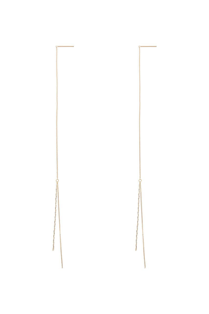 【マルティニーク/martinique】の【wePERM】Duo ピアス インテリア・キッズ・メンズ・レディースファッション・服の通販 founy(ファニー) 　ファッション　Fashion　レディースファッション　Fashion for Women　ジュエリー　Jewelry　ファッションリング　Fashion Rings　イヤリング・フープ・ドロップタイプ　Hoop, Drop & Clip Earrings　2026年　2026　イヤリング　Earrings　シンプル　Simple, Minimal　ジュエリー　Jewelry, Accessories　チェーン　Chain, Chain Strap　ロング　Long, Long-Length　エレガント 上品　Elegant　夏　Summer　春　Spring　S/S・春夏　SS, Spring/Summer, Warm Season　ゴールド|ID: prp329100004800028 ipo3291000000034825113