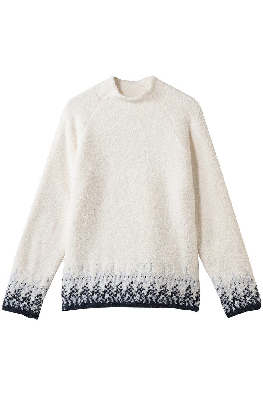 【ベアフット ドリームズ/BAREFOOT DREAMS】のコージーシック コンフェッティ プルオーバー インテリア・キッズ・メンズ・レディースファッション・服の通販 founy(ファニー) 　ファッション　Fashion　レディースファッション　Fashion for Women　トップス・カットソー　Cut & Sew Tops　ニット　Knit Tops & Sweaters　カジュアルプルオーバー・ニットトップス　Pullovers & Knit Tops / Casual Pullovers　お家時間・ステイホーム　Stay Home / At Home　ジャカード／ジャガード　Jacquard, Woven Pattern　スリーブ　Sleeve, Long Sleeve / Short Sleeve　ソックス　Socks, Hosiery　デニム　Denim, Jeans Material　モックネック　Mock Neck, Short Turtleneck　リラックス　Relax, Relaxed Fit　レギンス　Leggings, Stretch Pants　ホワイト|ID: prp329100004800037 ipo3291000000035704146