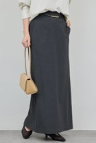 【ガリャルダガランテ/GALLARDAGALANTE】の【セットアップ対応】梳毛ストレッチタイトスカート チャコールグレー|ID:prp329100004800038