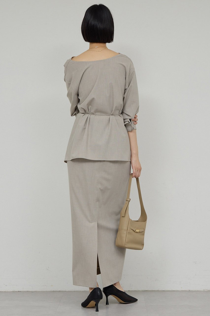 【ガリャルダガランテ/GALLARDAGALANTE】の【セットアップ対応】梳毛ストレッチタイトスカート 人気、トレンドファッション・服の通販 founy(ファニー) ファッション Fashion レディースファッション Fashion for Women セットアップ Matching Sets スカート・ミニ/ミディ/マキシ Skirts / Mini, Midi & Maxi Skirts スカート Skirts ロングスカート Long Skirts / Maxi & Midi Skirts エレガント 上品 Elegant シンプル Simple, Minimal スリット Slit, Slit Detail セットアップ Set-Up, Coordinated Outfit ロング Long, Long-Length 新作・新入荷 New Arrivals / New In other-4|ID: prp329100004800038 ipo3291000000034825202