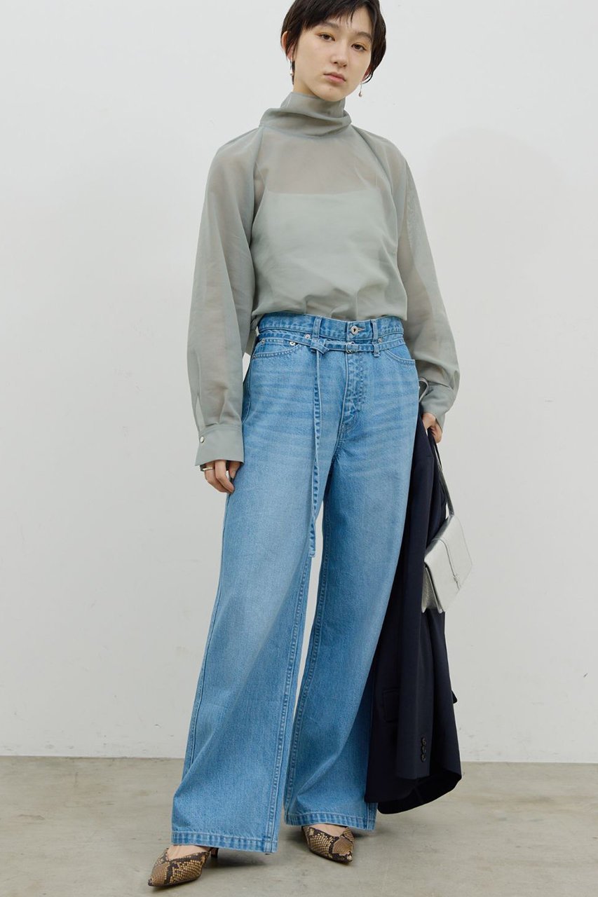 【ガリャルダガランテ/GALLARDAGALANTE】のベルトデニム 人気、トレンドファッション・服の通販 founy(ファニー) 　ファッション　Fashion　レディースファッション　Fashion for Women　パンツ　Pants & Trousers　デニムパンツ・ジーンズ・美脚デニム　Denim Jeans & Pants　ベルト&ウエストマーク　Belts & Waist Accessories　スタイリッシュ　Stylish, Fashionable　デニム　Denim, Jeans Material　マニッシュ　Mannish, Boyish　エレガント 上品　Elegant　定番　Standard, Basic Item　other-2|ID: prp329100004800040 ipo3291000000035494757