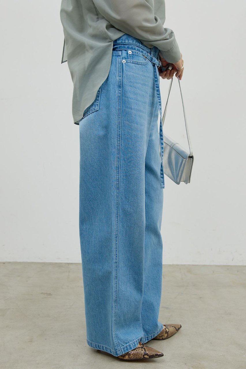 【ガリャルダガランテ/GALLARDAGALANTE】のベルトデニム 人気、トレンドファッション・服の通販 founy(ファニー) 　ファッション　Fashion　レディースファッション　Fashion for Women　パンツ　Pants & Trousers　デニムパンツ・ジーンズ・美脚デニム　Denim Jeans & Pants　ベルト&ウエストマーク　Belts & Waist Accessories　スタイリッシュ　Stylish, Fashionable　デニム　Denim, Jeans Material　マニッシュ　Mannish, Boyish　エレガント 上品　Elegant　定番　Standard, Basic Item　other-6|ID: prp329100004800040 ipo3291000000035494762