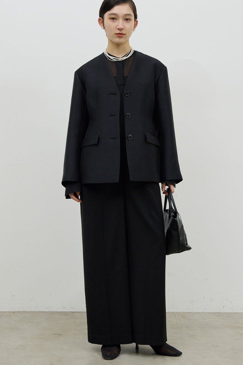 【ガリャルダガランテ/GALLARDAGALANTE】のシアーコンビネゾン 人気、トレンドファッション・服の通販 founy(ファニー) 　ファッション　Fashion　レディースファッション　Fashion for Women　パンツ　Pants & Trousers　とろみ　Fluid, Flowy Fabric　エレガント 上品　Elegant　オケージョン　Occasion Wear　ギャザー　Gathered, Ruffled　コンビ　Combo, Combination Style　コンビネゾン　Jumpsuit, All-in-One　ドッキング　Docking, Mixed Material　other-4|ID: prp329100004800041 ipo3291000000036924943