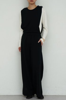 【ガリャルダガランテ/GALLARDAGALANTE】 【HERITANOVUM】スリーブレスニットコンビネゾン人気、トレンドファッション・服の通販 founy(ファニー) ファッション Fashion レディースファッション Fashion for Women パンツ Pants & Trousers ショルダー Shoulder, Shoulder Strap ジャケット Jacket, Outerwear ドレス Dress, One-Piece モダン Modern, Contemporary ラップ Wrap, Wrap Design リラックス Relax, Relaxed Fit ワイド Wide, Wide Fit エレガント 上品 Elegant 新作・新入荷 New Arrivals / New In |ID:prp329100004800042