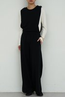 【ガリャルダガランテ/GALLARDAGALANTE】の【HERITANOVUM】スリーブレスニットコンビネゾン 人気、トレンドファッション・服の通販 founy(ファニー) ファッション Fashion レディースファッション Fashion for Women パンツ Pants & Trousers ショルダー Shoulder, Shoulder Strap ジャケット Jacket, Outerwear ドレス Dress, One-Piece モダン Modern, Contemporary ラップ Wrap, Wrap Design リラックス Relax, Relaxed Fit ワイド Wide, Wide Fit エレガント 上品 Elegant 新作・新入荷 New Arrivals / New In |ID:prp329100004800042