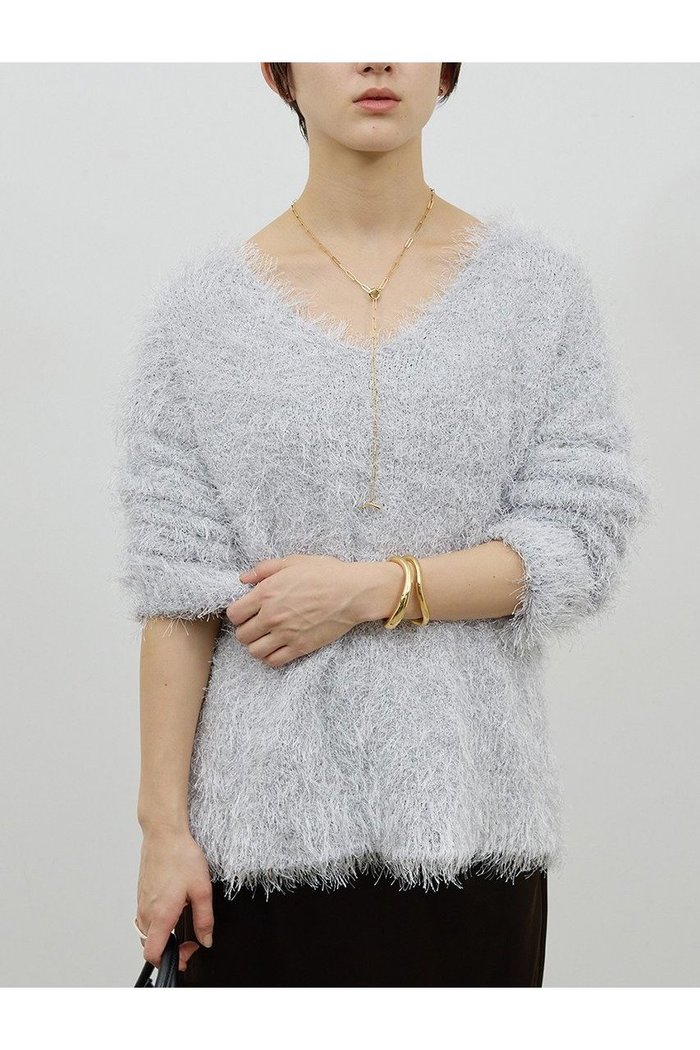 【ガリャルダガランテ/GALLARDAGALANTE】のフェザーヤーンニットプルオーバー インテリア・キッズ・メンズ・レディースファッション・服の通販 founy(ファニー) https://founy.com/ ファッション Fashion レディースファッション Fashion for Women トップス・カットソー Cut & Sew Tops ニット Knit Tops & Sweaters カジュアルプルオーバー・ニットトップス Pullovers & Knit Tops / Casual Pullovers フェザー Feather, Feather Detail エレガント 上品 Elegant 再入荷 Restock / Back in Stock 冬 Winter / This Winter |ID: prp329100004800043 ipo3291000000034825243