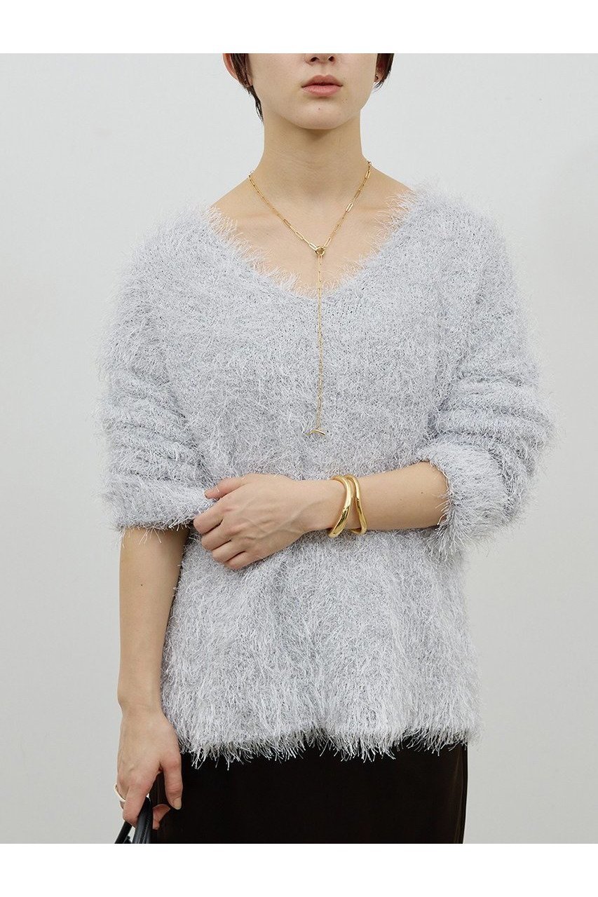 【ガリャルダガランテ/GALLARDAGALANTE】のフェザーヤーンニットプルオーバー 人気、トレンドファッション・服の通販 founy(ファニー) ファッション Fashion レディースファッション Fashion for Women トップス・カットソー Cut & Sew Tops ニット Knit Tops & Sweaters カジュアルプルオーバー・ニットトップス Pullovers & Knit Tops / Casual Pullovers フェザー Feather, Feather Detail エレガント 上品 Elegant 冬 Winter / This Winter 新作・新入荷 New Arrivals / New In other-1|ID: prp329100004800043 ipo3291000000034825243