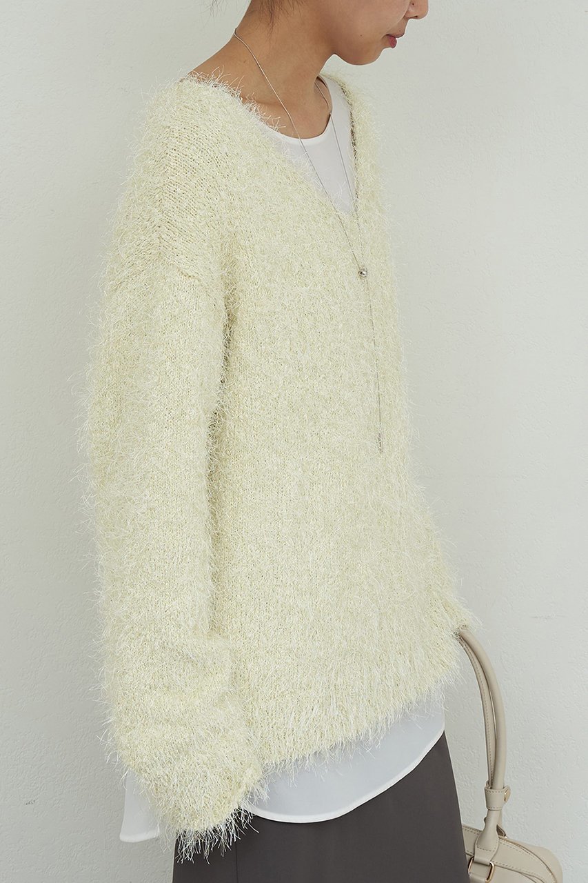 【ガリャルダガランテ/GALLARDAGALANTE】のフェザーヤーンニットプルオーバー 人気、トレンドファッション・服の通販 founy(ファニー) ファッション Fashion レディースファッション Fashion for Women トップス・カットソー Cut & Sew Tops ニット Knit Tops & Sweaters カジュアルプルオーバー・ニットトップス Pullovers & Knit Tops / Casual Pullovers フェザー Feather, Feather Detail エレガント 上品 Elegant 冬 Winter / This Winter 新作・新入荷 New Arrivals / New In other-7|ID: prp329100004800043 ipo3291000000034825252