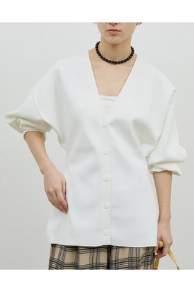 【ガリャルダガランテ/GALLARDAGALANTE】のウエストシェイプカーディガン 人気、トレンドファッション・服の通販 founy(ファニー) ファッション Fashion レディースファッション Fashion for Women トップス・カットソー Cut & Sew Tops ニット Knit Tops & Sweaters カーディガン・羽織り Layered Style Cardigans なめらか Smooth, Silky Texture カーディガン Cardigan, Knitwear シェイプ Shape, Slim Fit シンプル Simple, Minimal フレア Flare, Flared ワイド Wide, Wide Fit 新作・新入荷 New Arrivals / New In |ID:prp329100004800044