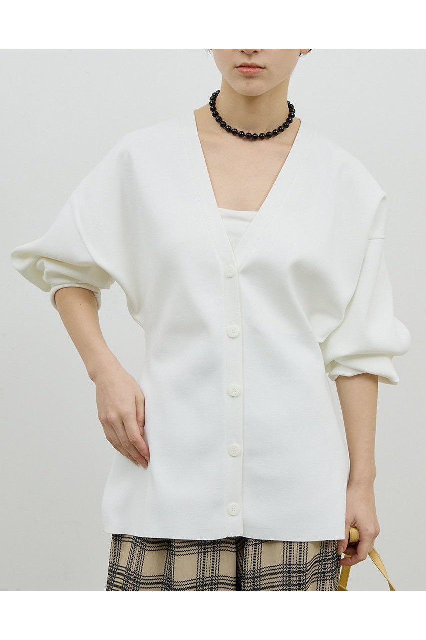 【ガリャルダガランテ/GALLARDAGALANTE】のウエストシェイプカーディガン 人気、トレンドファッション・服の通販 founy(ファニー) ファッション Fashion レディースファッション Fashion for Women トップス・カットソー Cut & Sew Tops ニット Knit Tops & Sweaters カーディガン・羽織り Layered Style Cardigans なめらか Smooth, Silky Texture カーディガン Cardigan, Knitwear シェイプ Shape, Slim Fit シンプル Simple, Minimal フレア Flare, Flared ワイド Wide, Wide Fit 新作・新入荷 New Arrivals / New In other-1|ID: prp329100004800044 ipo3291000000034825254