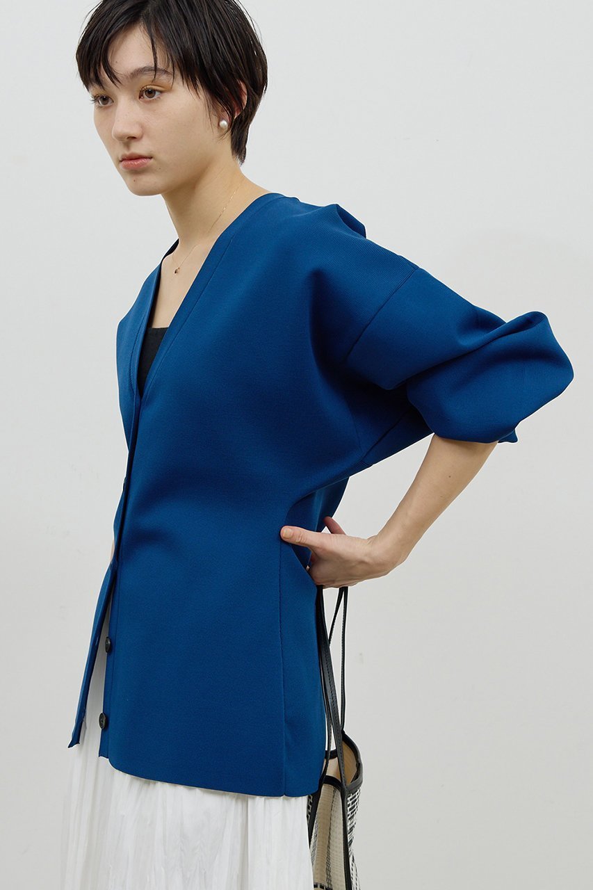 【ガリャルダガランテ/GALLARDAGALANTE】のウエストシェイプカーディガン 人気、トレンドファッション・服の通販 founy(ファニー) ファッション Fashion レディースファッション Fashion for Women トップス・カットソー Cut & Sew Tops ニット Knit Tops & Sweaters カーディガン・羽織り Layered Style Cardigans なめらか Smooth, Silky Texture カーディガン Cardigan, Knitwear シェイプ Shape, Slim Fit シンプル Simple, Minimal フレア Flare, Flared ワイド Wide, Wide Fit 新作・新入荷 New Arrivals / New In other-6|ID: prp329100004800044 ipo3291000000034825262