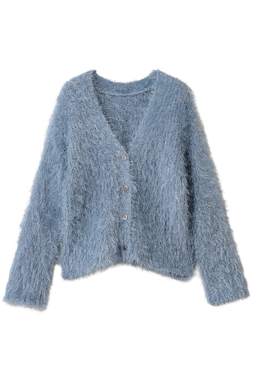 【ガリャルダガランテ/GALLARDAGALANTE】のラメシャギーニットカーディガン インテリア・キッズ・メンズ・レディースファッション・服の通販 founy(ファニー) ファッション Fashion レディースファッション Fashion for Women トップス・カットソー Cut & Sew Tops ニット Knit Tops & Sweaters カーディガン・羽織り Layered Style Cardigans エレガント 上品 Elegant カーディガン Cardigan, Knitwear 新作・新入荷 New Arrivals / New In 羽織 Haori, Light Jacket ブルー|ID: prp329100004800046 ipo3291000000034825285