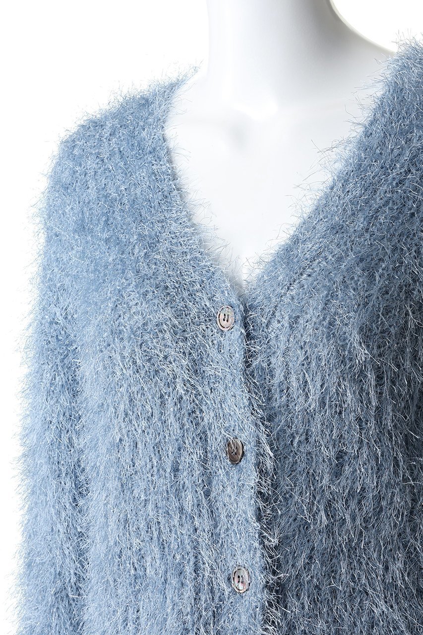 【ガリャルダガランテ/GALLARDAGALANTE】のラメシャギーニットカーディガン 人気、トレンドファッション・服の通販 founy(ファニー) ファッション Fashion レディースファッション Fashion for Women トップス・カットソー Cut & Sew Tops ニット Knit Tops & Sweaters カーディガン・羽織り Layered Style Cardigans エレガント 上品 Elegant カーディガン Cardigan, Knitwear 新作・新入荷 New Arrivals / New In 羽織 Haori, Light Jacket other-5|ID: prp329100004800046 ipo3291000000034825289