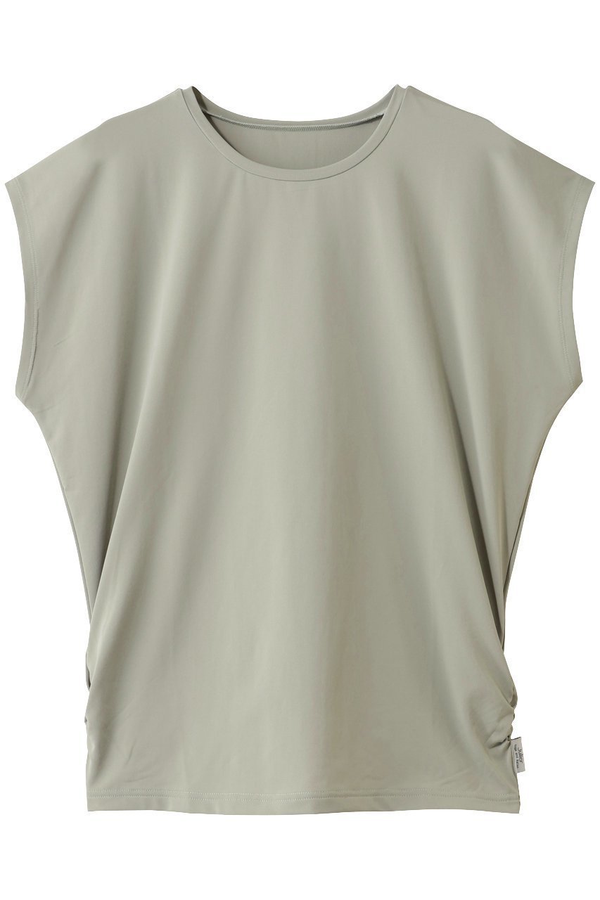 【ジュリエ/Julier】の【定番】Ecocoフレンチスリーブトップス インテリア・キッズ・メンズ・レディースファッション・服の通販 founy(ファニー) 　ファッション　Fashion　レディースファッション　Fashion for Women　トップス・カットソー　Cut & Sew Tops　スポーツウェア　Functional & Stylish Sportswear　スポーツ トップス　Athletic Tops / Workout Tops / Training Shirts　2026年　2026　ギャザー　Gathered, Ruffled　スポーツ　Sports, Activewear　スリーブ　Sleeve, Long Sleeve / Short Sleeve　フィット　Fit, Slim Fit　フォルム　Silhouette, Form　フレンチ　French, French Style　ヨガ　Yoga, Yoga Wear　リラックス　Relax, Relaxed Fit　夏　Summer　定番　Standard, Basic Item　春　Spring　S/S・春夏　SS, Spring/Summer, Warm Season　カーキ|ID: prp329100004800052 ipo3291000000034825331