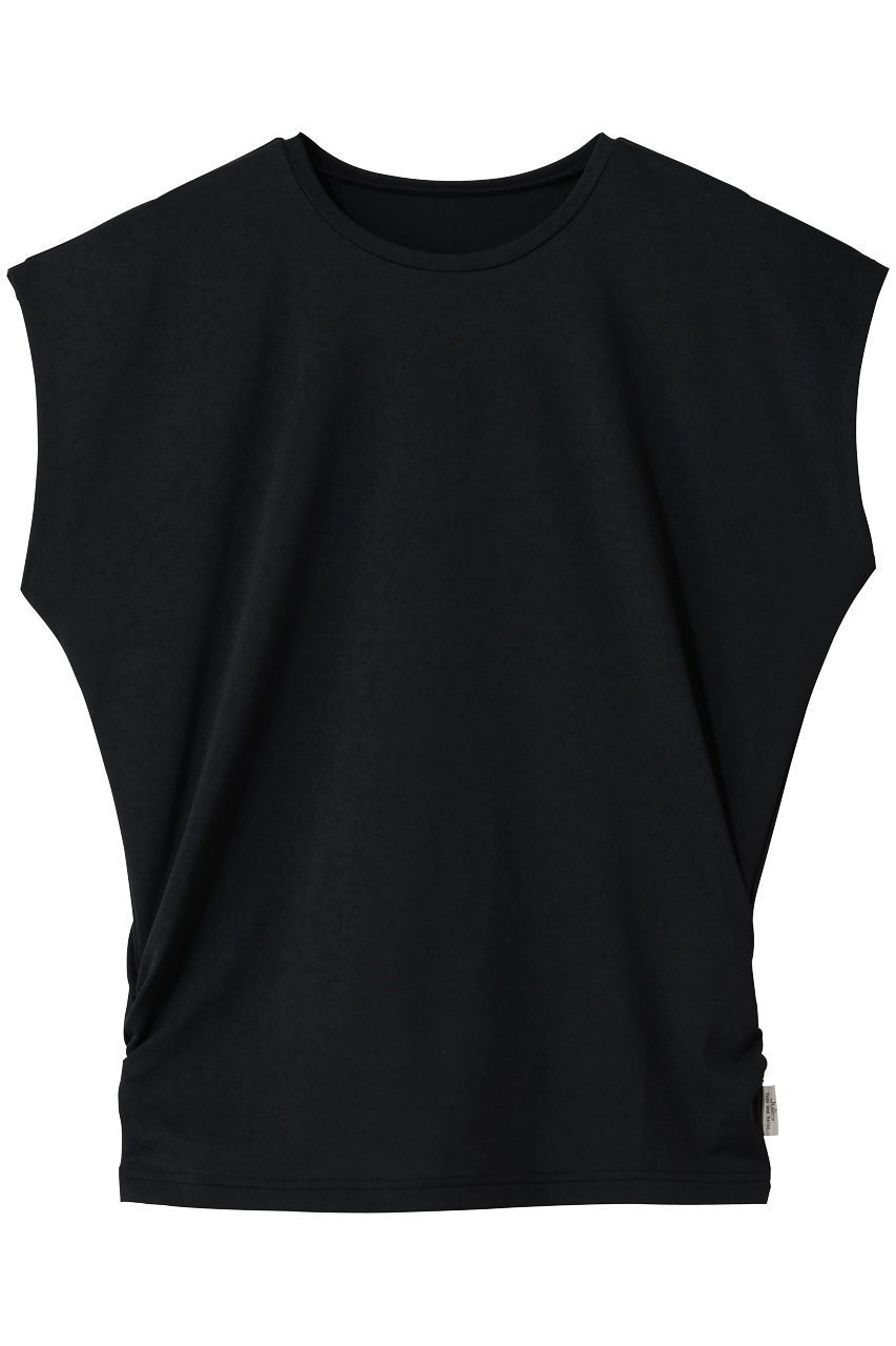 【ジュリエ/Julier】の【定番】Ecocoフレンチスリーブトップス インテリア・キッズ・メンズ・レディースファッション・服の通販 founy(ファニー) 　ファッション　Fashion　レディースファッション　Fashion for Women　トップス・カットソー　Cut & Sew Tops　スポーツウェア　Functional & Stylish Sportswear　スポーツ トップス　Athletic Tops / Workout Tops / Training Shirts　2026年　2026　ギャザー　Gathered, Ruffled　スポーツ　Sports, Activewear　スリーブ　Sleeve, Long Sleeve / Short Sleeve　フィット　Fit, Slim Fit　フォルム　Silhouette, Form　フレンチ　French, French Style　ヨガ　Yoga, Yoga Wear　リラックス　Relax, Relaxed Fit　夏　Summer　定番　Standard, Basic Item　春　Spring　S/S・春夏　SS, Spring/Summer, Warm Season　ブラック|ID: prp329100004800052 ipo3291000000034825333