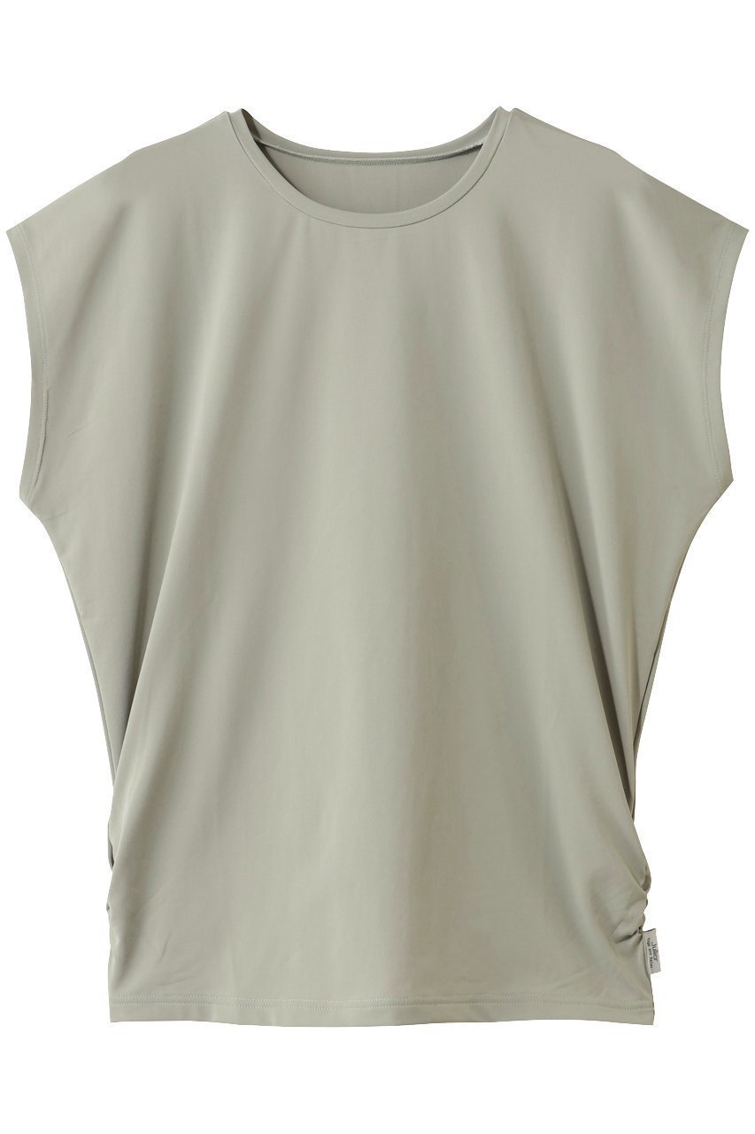 【ジュリエ/Julier】の【定番】Ecocoフレンチスリーブトップス インテリア・キッズ・メンズ・レディースファッション・服の通販 founy(ファニー) 　ファッション　Fashion　レディースファッション　Fashion for Women　トップス・カットソー　Cut & Sew Tops　スポーツウェア　Functional & Stylish Sportswear　スポーツ トップス　Athletic Tops / Workout Tops / Training Shirts　2026年　2026　ギャザー　Gathered, Ruffled　スポーツ　Sports, Activewear　スリーブ　Sleeve, Long Sleeve / Short Sleeve　フィット　Fit, Slim Fit　フォルム　Silhouette, Form　フレンチ　French, French Style　ヨガ　Yoga, Yoga Wear　リラックス　Relax, Relaxed Fit　夏　Summer　定番　Standard, Basic Item　春　Spring　S/S・春夏　SS, Spring/Summer, Warm Season　カーキ|ID: prp329100004800052 ipo3291000000036022576