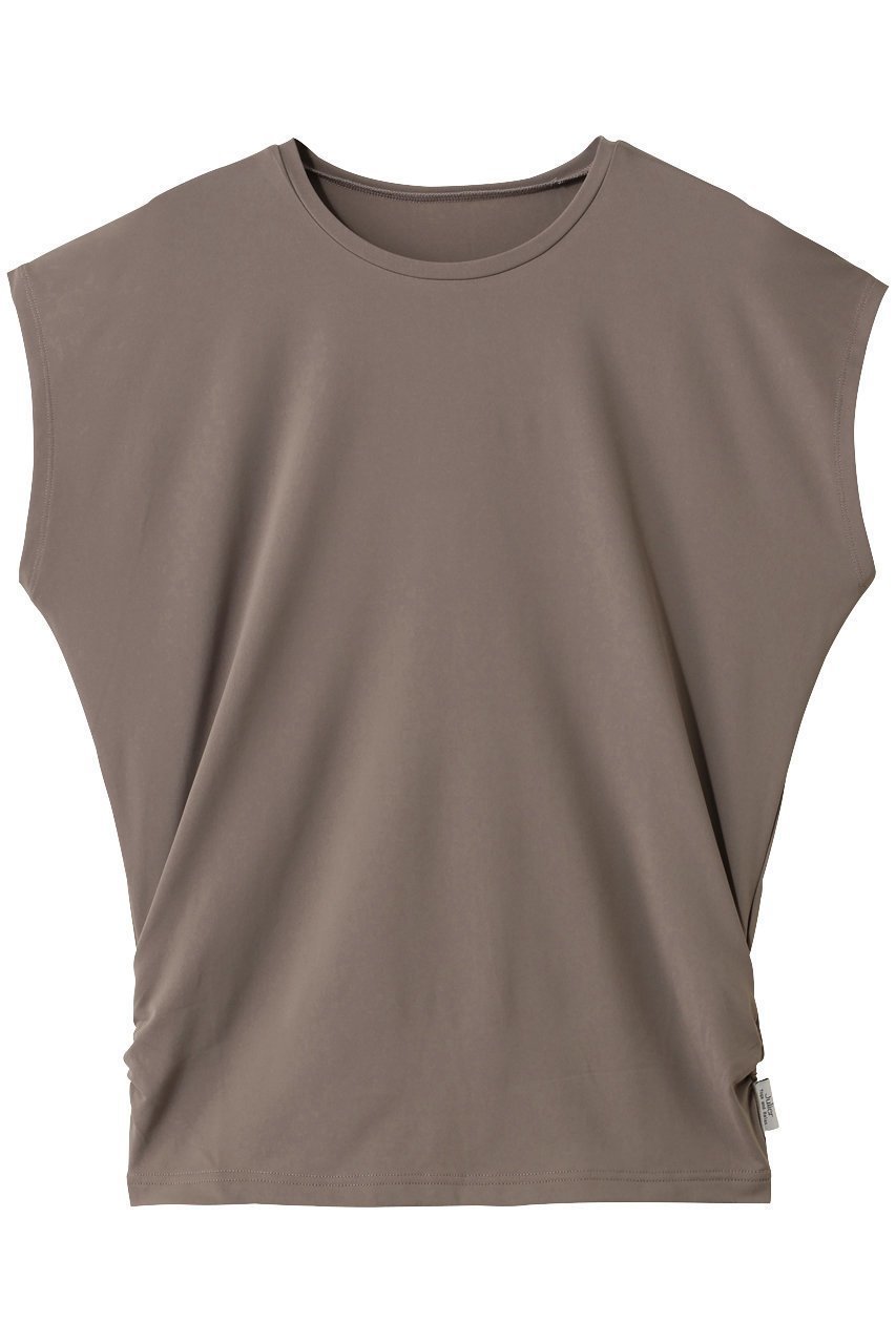 【ジュリエ/Julier】の【定番】Ecocoフレンチスリーブトップス インテリア・キッズ・メンズ・レディースファッション・服の通販 founy(ファニー) 　ファッション　Fashion　レディースファッション　Fashion for Women　トップス・カットソー　Cut & Sew Tops　スポーツウェア　Functional & Stylish Sportswear　スポーツ トップス　Athletic Tops / Workout Tops / Training Shirts　2026年　2026　ギャザー　Gathered, Ruffled　スポーツ　Sports, Activewear　スリーブ　Sleeve, Long Sleeve / Short Sleeve　フィット　Fit, Slim Fit　フォルム　Silhouette, Form　フレンチ　French, French Style　ヨガ　Yoga, Yoga Wear　リラックス　Relax, Relaxed Fit　夏　Summer　定番　Standard, Basic Item　春　Spring　S/S・春夏　SS, Spring/Summer, Warm Season　ベージュ|ID: prp329100004800052 ipo3291000000036022577