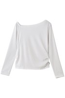 【ジュリエ/Julier】のEcocoアシンメトリーロングスリーブプルオーバー 人気、トレンドファッション・服の通販 founy(ファニー) ファッション Fashion レディースファッション Fashion for Women トップス・カットソー Cut & Sew Tops カジュアルプルオーバー・ニットトップス Pullovers & Knit Tops / Casual Pullovers スポーツウェア Functional & Stylish Sportswear スポーツ トップス Athletic Tops / Workout Tops / Training Shirts 2026年 2026 アシンメトリー Asymmetrical Style ギャザー Gathered, Ruffled スポーツ Sports, Activewear フィット Fit, Slim Fit ワーク Workwear, Utility Style エレガント 上品 Elegant 夏 Summer 春 Spring S/S・春夏 SS, Spring/Summer, Warm Season |ID:prp329100004800054