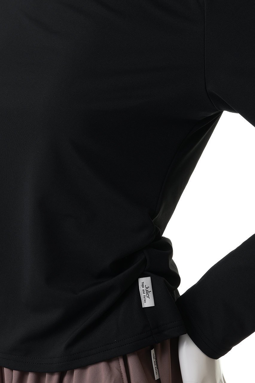 【ジュリエ/Julier】のEcocoアシンメトリーロングスリーブプルオーバー 人気、トレンドファッション・服の通販 founy(ファニー) 　ファッション　Fashion　レディースファッション　Fashion for Women　トップス・カットソー　Cut & Sew Tops　カジュアルプルオーバー・ニットトップス　Pullovers & Knit Tops / Casual Pullovers　スポーツウェア　Functional & Stylish Sportswear　スポーツ トップス　Athletic Tops / Workout Tops / Training Shirts　2026年　2026　アシンメトリー　Asymmetrical Style　ギャザー　Gathered, Ruffled　スポーツ　Sports, Activewear　フィット　Fit, Slim Fit　ワーク　Workwear, Utility Style　エレガント 上品　Elegant　夏　Summer　春　Spring　S/S・春夏　SS, Spring/Summer, Warm Season　other-5|ID: prp329100004800054 ipo3291000000036104109