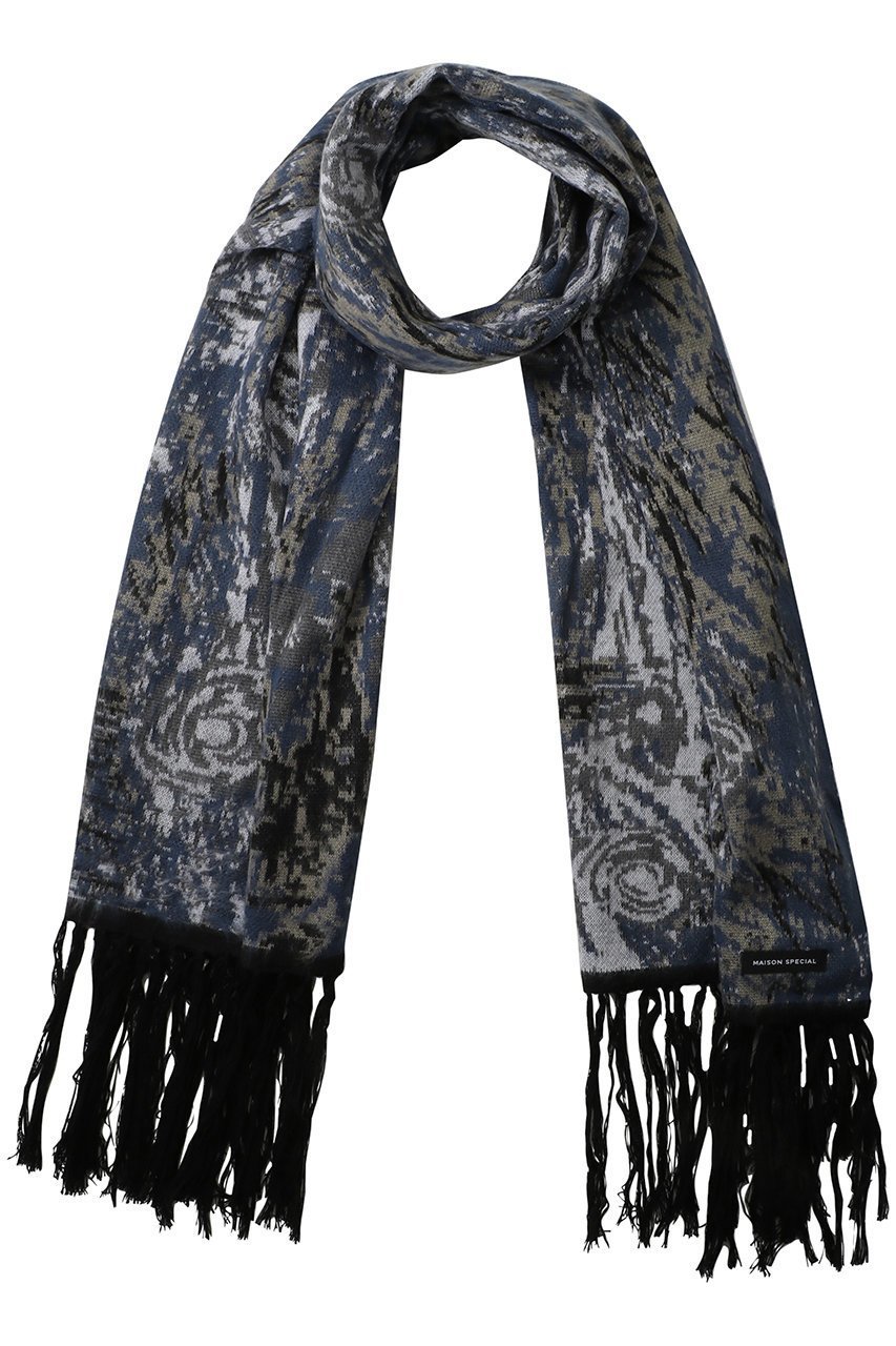 【メゾンスペシャル/MAISON SPECIAL】の【UNISEX】アブストラクトJQDマフラー インテリア・キッズ・メンズ・レディースファッション・服の通販 founy(ファニー) ファッション Fashion レディースファッション Fashion for Women ストール Soft & Warm Scarves マフラー・スヌード / 冬小物の定番 Scarves & Mufflers ユニセックス Unisex, Genderless おすすめ Recommended / Our Picks なめらか Smooth, Silky Texture ギフト プレゼント Gift / Present ストール Stole, Wrap ドット Polka Dot, Dot Pattern フリンジ Fringe, Tassel マフラー Scarf, Muffler モチーフ Motif, Design Theme エレガント 上品 Elegant 新作・新入荷 New Arrivals / New In MLT2(マルチカラー2)|ID: prp329100004800061 ipo3291000000034825391