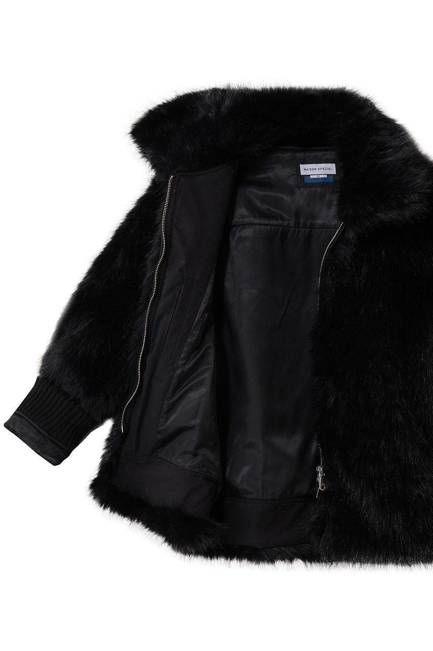 【メゾンスペシャル/MAISON SPECIAL】の【UNISEX】フェイクファー オーバーブルゾン 人気、トレンドファッション・服の通販 founy(ファニー) 　ファッション　Fashion　レディースファッション　Fashion for Women　アウター　Coat / Outerwear Collection　レディースジャケット・軽アウター　Jackets　ブルゾンジャケット・スポーティアウター　Blouson Jackets　ユニセックス　Unisex, Genderless　ショルダー　Shoulder, Shoulder Strap　ジャケット　Jacket, Outerwear　ドロップ　Drop Shoulder, Dropped Style　フェイクファー　Faux Fur, Imitation Fur　ブルゾン　Blouson, Bomber Jacket　冬　Winter / This Winter　other-6|ID: prp329100004800062 ipo3291000000034825410