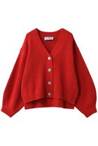 【スリー ドッツ/three dots】のバルキーコットン カーディガン 人気、トレンドファッション・服の通販 founy(ファニー) ファッション Fashion レディースファッション Fashion for Women トップス・カットソー Cut & Sew Tops ニット Knit Tops & Sweaters カーディガン・羽織り Layered Style Cardigans 2026年 2026 カーディガン Cardigan, Knitwear ショート Short, Short Length バランス Balance, Style Balance 夏 Summer 春 Spring S/S・春夏 SS, Spring/Summer, Warm Season 羽織 Haori, Light Jacket thumbnail レッド|ID: prp329100004800066 ipo3291000000034981366
