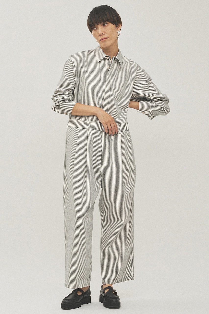 【ウィムガゼット/Whim Gazette】のヒッコリーオールインワン 人気、トレンドファッション・服の通販 founy(ファニー) 　ファッション　Fashion　レディースファッション　Fashion for Women　パンツ　Pants & Trousers　おすすめ　Recommended / Our Picks　アクセサリー　Fashion Accessories　インナー　Innerwear　クラシック　Classic, Timeless Style　シューズ　Shoes, Footwear　ストライプ　Stripe, Striped Pattern　デニム　Denim, Jeans Material　トレンド　Trend, Trending Now　 other-1|ID: prp329100004800074 ipo3291000000036925064