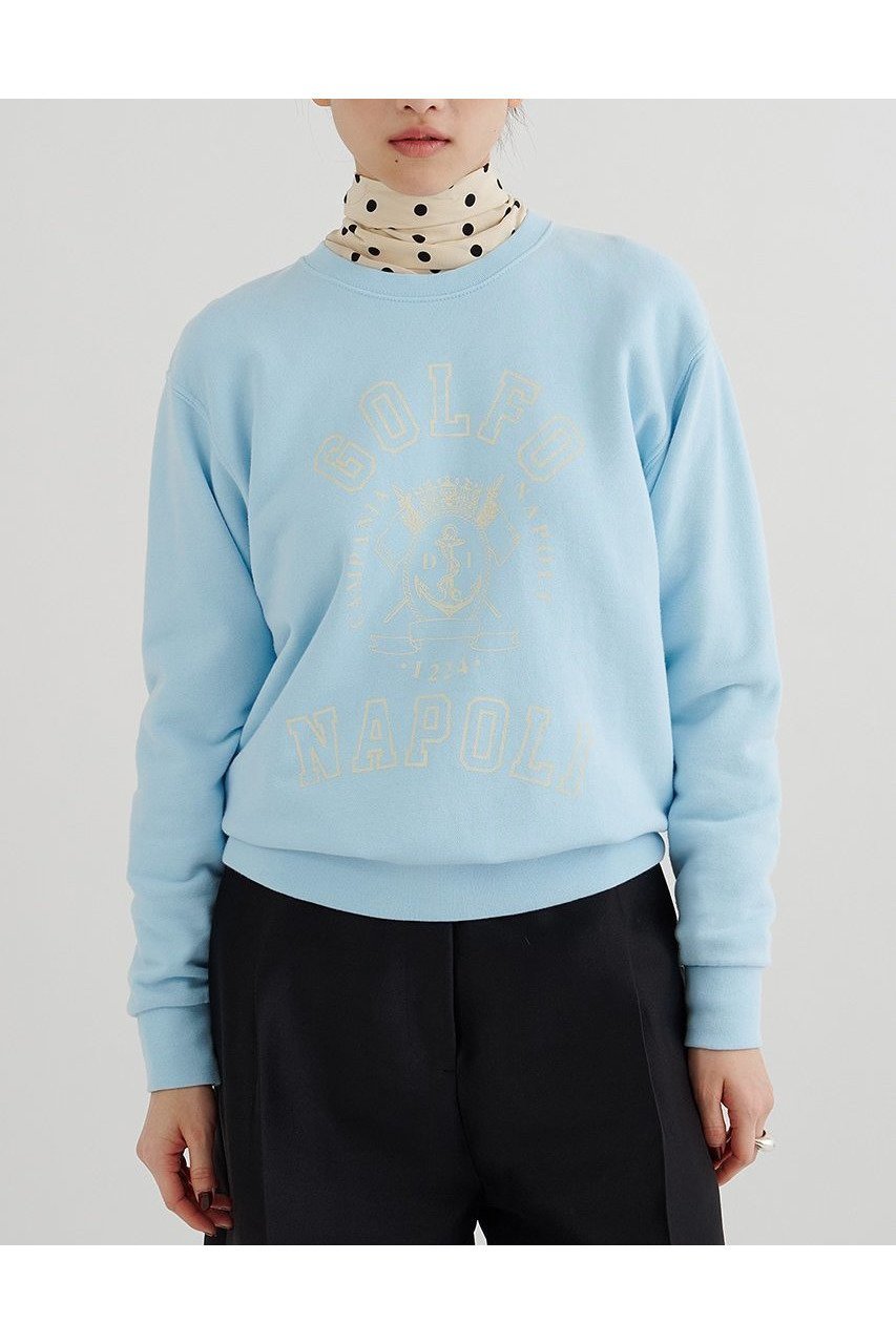 【ウィムガゼット/Whim Gazette】のマリン裏毛プルオーバー インテリア・キッズ・メンズ・レディースファッション・服の通販 founy(ファニー) ファッション Fashion レディースファッション Fashion for Women トップス・カットソー Cut & Sew Tops シャツ・ブラウス・オフィスカジュアル Elegant Blouses & Button-Ups ロングTシャツ・Tシャツ Longline T-Shirts & Tees カジュアルプルオーバー・ニットトップス Pullovers & Knit Tops / Casual Pullovers カットソー・ベーシックTシャツ Cut-and-Sewn Tops / Stretch Tees & Basics 2026年 2026 シンプル Simple, Minimal スウェット / スエット Sweatshirt, Sweatwear スリーブ Sleeve, Long Sleeve / Short Sleeve バランス Balance, Style Balance ブライト Bright, Shiny プリント Print, Printed Pattern リラックス Relax, Relaxed Fit ロング Long, Long-Length 吸水 Absorbent, Quick-Dry 夏 Summer 春 Spring S/S・春夏 SS, Spring/Summer, Warm Season ブルー|ID: prp329100004800077 ipo3291000000034825531