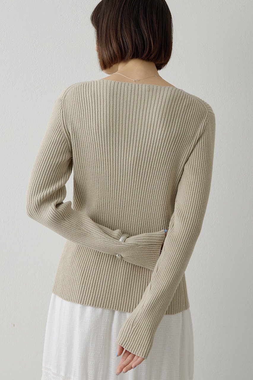 【ウィムガゼット/Whim Gazette】のRAW SILK リブカーディガン 人気、トレンドファッション・服の通販 founy(ファニー) ファッション Fashion レディースファッション Fashion for Women トップス・カットソー Cut & Sew Tops ニット Knit Tops & Sweaters カーディガン・羽織り Layered Style Cardigans 2026年 2026 カーディガン Cardigan, Knitwear センター Center, Center Line ネップ Nepp, Slub Yarn フロント Front, Front Design 夏 Summer 春 Spring S/S・春夏 SS, Spring/Summer, Warm Season other-3|ID: prp329100004800079 ipo3291000000034825553