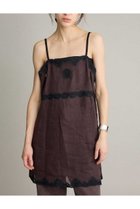 【ブリル/BRILL】のシシュウキャミソール ブラウン|ID:prp329100004800083