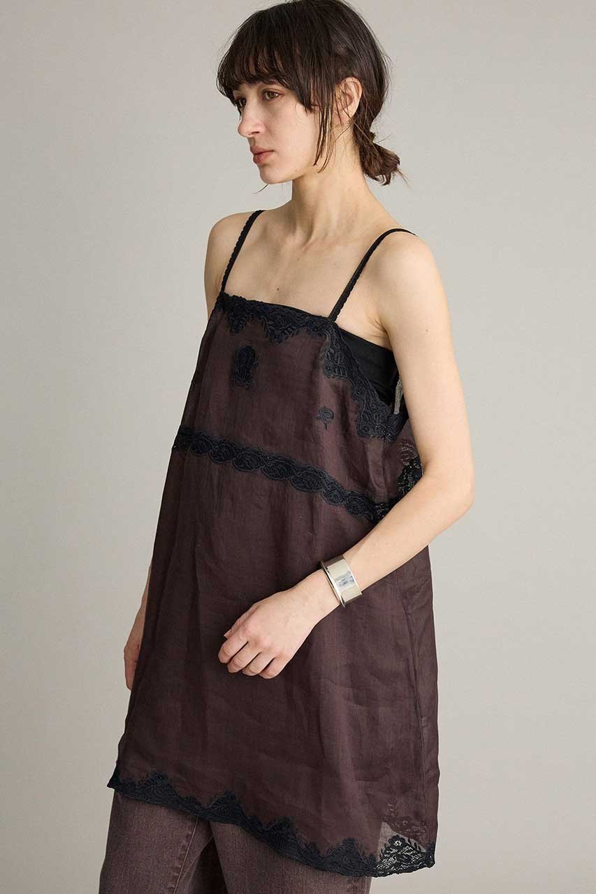 【ブリル/BRILL】のシシュウキャミソール 人気、トレンドファッション・服の通販 founy(ファニー) ファッション Fashion レディースファッション Fashion for Women トップス・カットソー Cut & Sew Tops キャミソール&ノースリーブ Camisoles & Sleeveless Tops シャツ・ブラウス・オフィスカジュアル Elegant Blouses & Button-Ups ロングTシャツ・Tシャツ Longline T-Shirts & Tees カットソー・ベーシックTシャツ Cut-and-Sewn Tops / Stretch Tees & Basics 2026年 2026 キャミソール Camisole, Spaghetti Strap Top クラシカル Classical, Vintage-Inspired タンク Tank Top, Sleeveless Top フランス France, French リネン Linen, Linen Fabric 夏 Summer 春 Spring S/S・春夏 SS, Spring/Summer, Warm Season other-2|ID: prp329100004800083 ipo3291000000034825578