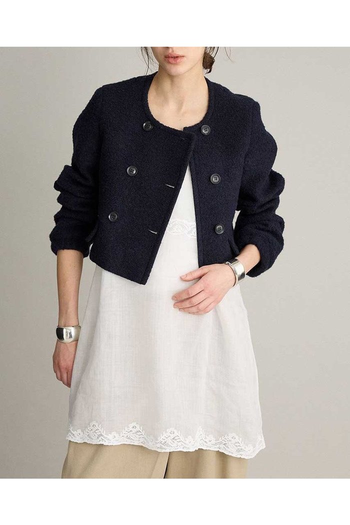 【ブリル/BRILL】のブークレーコンパクトジャケット インテリア・キッズ・メンズ・レディースファッション・服の通販 founy(ファニー) https://founy.com/ ファッション Fashion レディースファッション Fashion for Women アウター Coat / Outerwear Collection レディースジャケット・軽アウター Jackets 2026年 2026 コンパクト Compact, Small Size ショート Short, Short Length ジャケット Jacket, Outerwear 夏 Summer 春 Spring S/S・春夏 SS, Spring/Summer, Warm Season |ID: prp329100004800084 ipo3291000000034825589