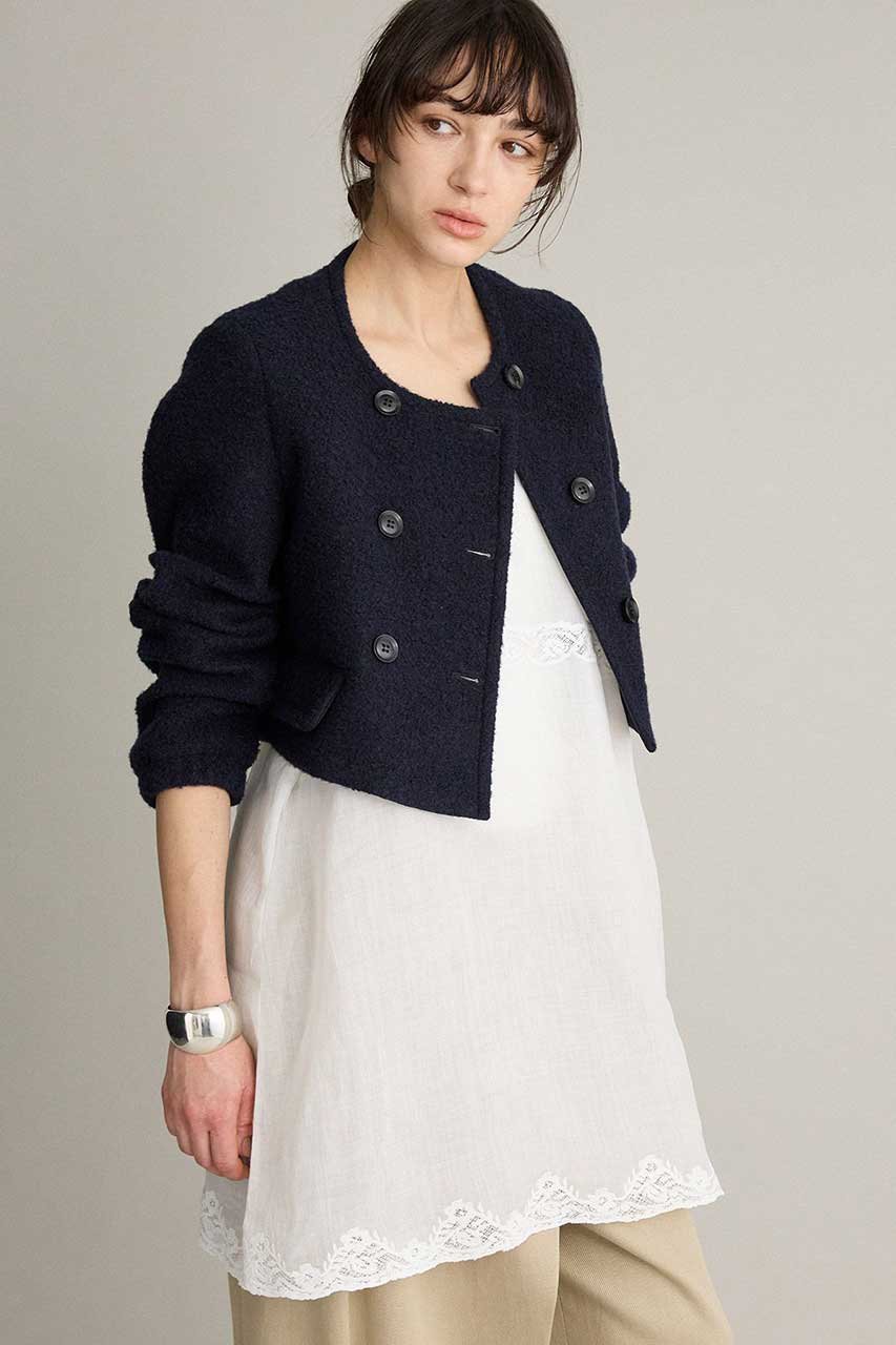 【ブリル/BRILL】のブークレーコンパクトジャケット 人気、トレンドファッション・服の通販 founy(ファニー) 　ファッション　Fashion　レディースファッション　Fashion for Women　アウター　Coat / Outerwear Collection　レディースジャケット・軽アウター　Jackets　2026年　2026　コンパクト　Compact, Small Size　ショート　Short, Short Length　ジャケット　Jacket, Outerwear　夏　Summer　春　Spring　S/S・春夏　SS, Spring/Summer, Warm Season　other-2|ID: prp329100004800084 ipo3291000000036022600