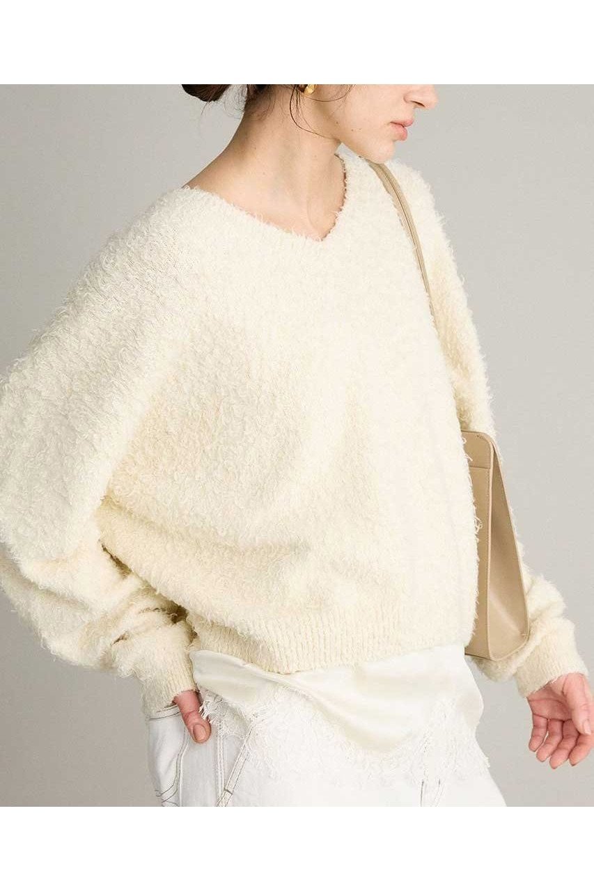 【ブリル/BRILL】のニュアンスヤーンVネックプルオーバー インテリア・キッズ・メンズ・レディースファッション・服の通販 founy(ファニー) ファッション Fashion レディースファッション Fashion for Women トップス・カットソー Cut & Sew Tops ニット Knit Tops & Sweaters カジュアルプルオーバー・ニットトップス Pullovers & Knit Tops / Casual Pullovers Vネックトップス V-Neck Tops / V-Cut Neckline Shirts 2026年 2026 シンプル Simple, Minimal スーピマ Supima, Premium Cotton ループ Loop, Loop Knit 夏 Summer 春 Spring S/S・春夏 SS, Spring/Summer, Warm Season オフホワイト|ID: prp329100004800086 ipo3291000000034825605