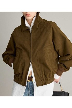 【ブリル/BRILL】 スエードライクブルゾン人気、トレンドファッション・服の通販 founy(ファニー) ファッション Fashion レディースファッション Fashion for Women アウター Coat / Outerwear Collection レディースジャケット・軽アウター Jackets ブルゾンジャケット・スポーティアウター Blouson Jackets 2026年 2026 なめらか Smooth, Silky Texture ジャケット Jacket, Outerwear ブルゾン Blouson, Bomber Jacket エレガント 上品 Elegant 夏 Summer 春 Spring S/S・春夏 SS, Spring/Summer, Warm Season 軽量 Lightweight, Ultra Light |ID:prp329100004800088