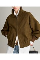 【ブリル/BRILL】のスエードライクブルゾン 人気、トレンドファッション・服の通販 founy(ファニー) ファッション Fashion レディースファッション Fashion for Women アウター Coat / Outerwear Collection レディースジャケット・軽アウター Jackets ブルゾンジャケット・スポーティアウター Blouson Jackets 2026年 2026 なめらか Smooth, Silky Texture ジャケット Jacket, Outerwear ブルゾン Blouson, Bomber Jacket エレガント 上品 Elegant 夏 Summer 春 Spring S/S・春夏 SS, Spring/Summer, Warm Season 軽量 Lightweight, Ultra Light |ID:prp329100004800088