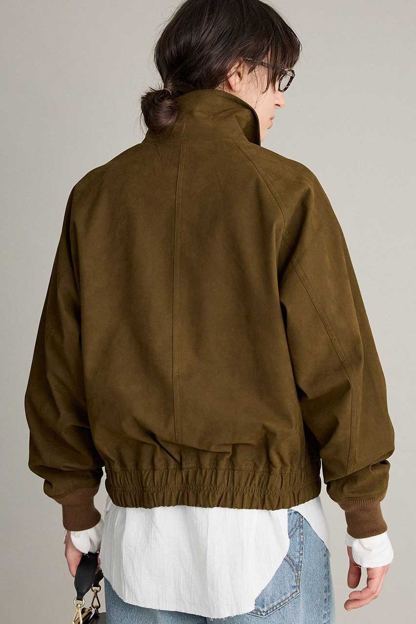 【ブリル/BRILL】のスエードライクブルゾン 人気、トレンドファッション・服の通販 founy(ファニー) ファッション Fashion レディースファッション Fashion for Women アウター Coat / Outerwear Collection レディースジャケット・軽アウター Jackets ブルゾンジャケット・スポーティアウター Blouson Jackets 2026年 2026 なめらか Smooth, Silky Texture ジャケット Jacket, Outerwear ブルゾン Blouson, Bomber Jacket エレガント 上品 Elegant 夏 Summer 春 Spring S/S・春夏 SS, Spring/Summer, Warm Season 軽量 Lightweight, Ultra Light other-5|ID: prp329100004800088 ipo3291000000034825625