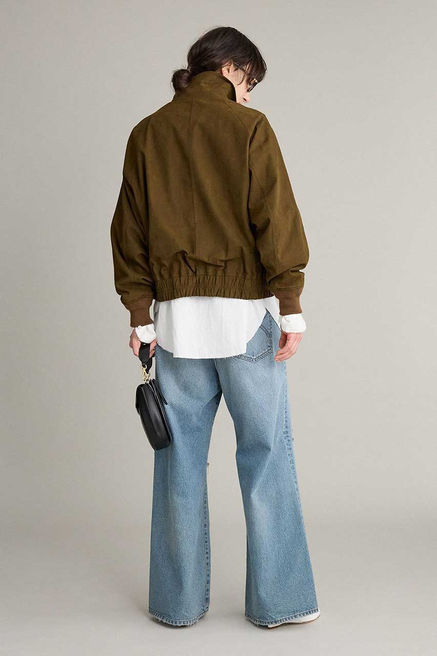 【ブリル/BRILL】のスエードライクブルゾン 人気、トレンドファッション・服の通販 founy(ファニー) 　ファッション　Fashion　レディースファッション　Fashion for Women　アウター　Coat / Outerwear Collection　レディースジャケット・軽アウター　Jackets　ブルゾンジャケット・スポーティアウター　Blouson Jackets　2026年　2026　なめらか　Smooth, Silky Texture　ジャケット　Jacket, Outerwear　ブルゾン　Blouson, Bomber Jacket　エレガント 上品　Elegant　夏　Summer　春　Spring　S/S・春夏　SS, Spring/Summer, Warm Season　軽量　Lightweight, Ultra Light　other-8|ID: prp329100004800088 ipo3291000000036087560