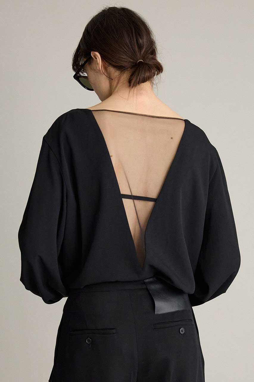 【ブリル/BRILL】のバックメッシュブラウス 人気、トレンドファッション・服の通販 founy(ファニー) ファッション Fashion レディースファッション Fashion for Women トップス・カットソー Cut & Sew Tops シャツ・ブラウス・オフィスカジュアル Elegant Blouses & Button-Ups バッグ Bags 2026年 2026 スリーブ Sleeve, Long Sleeve / Short Sleeve チュール Tulip, Tulip Motif ツイル Twist, Twisted Detail ロング Long, Long-Length 夏 Summer 春 Spring S/S・春夏 SS, Spring/Summer, Warm Season other-4|ID: prp329100004800089 ipo3291000000034825640