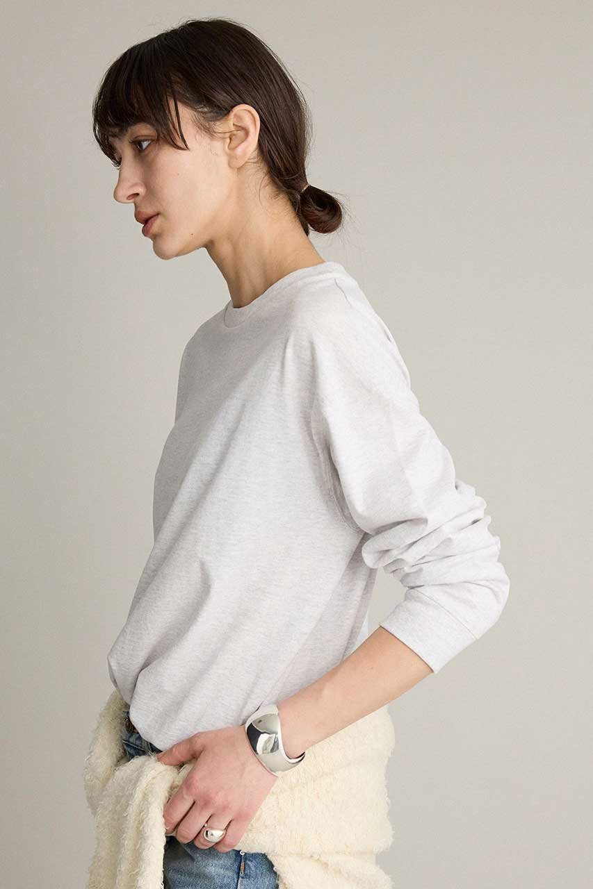 【ブリル/BRILL】のクルーネックロングTシャツ 人気、トレンドファッション・服の通販 founy(ファニー) ファッション Fashion レディースファッション Fashion for Women トップス・カットソー Cut & Sew Tops シャツ・ブラウス・オフィスカジュアル Elegant Blouses & Button-Ups ロングTシャツ・Tシャツ Longline T-Shirts & Tees カットソー・ベーシックTシャツ Cut-and-Sewn Tops / Stretch Tees & Basics 2026年 2026 スリーブ Sleeve, Long Sleeve / Short Sleeve ロング Long, Long-Length 夏 Summer 春 Spring S/S・春夏 SS, Spring/Summer, Warm Season other-3|ID: prp329100004800091 ipo3291000000034825653