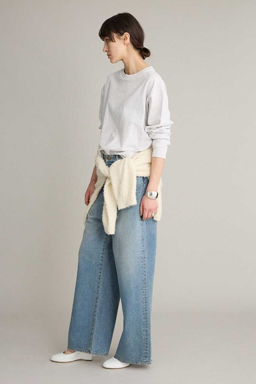 【ブリル/BRILL】のクルーネックロングTシャツ 人気、トレンドファッション・服の通販 founy(ファニー) ファッション Fashion レディースファッション Fashion for Women トップス・カットソー Cut & Sew Tops シャツ・ブラウス・オフィスカジュアル Elegant Blouses & Button-Ups ロングTシャツ・Tシャツ Longline T-Shirts & Tees カットソー・ベーシックTシャツ Cut-and-Sewn Tops / Stretch Tees & Basics 2026年 2026 スリーブ Sleeve, Long Sleeve / Short Sleeve ロング Long, Long-Length 夏 Summer 春 Spring S/S・春夏 SS, Spring/Summer, Warm Season other-8|ID: prp329100004800091 ipo3291000000034825659