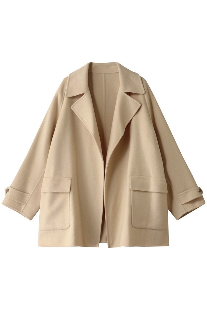 【ハー/HER.】の【YLEVE】別注 BEAVER COAT コート インテリア・キッズ・メンズ・レディースファッション・服の通販 founy(ファニー) https://founy.com/ ファッション Fashion レディースファッション Fashion for Women アウター Coat / Outerwear Collection コート・ロングコート・ピーコート Long Coats, Peacoats & More ショート Short, Short Length シンプル Simple, Minimal スペシャル Special, Limited Edition ダブル Double, Double-Breasted ビッグ Big, Oversized ベーシック Basic, Essential リアル Real, Realistic ワーク Workwear, Utility Style 別注 Limited Edition, Custom Order |ID: prp329100004800100 ipo3291000000034825800