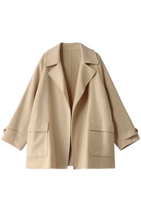 【ハー/HER.】 【YLEVE】別注 BEAVER COAT コート人気、トレンドファッション・服の通販 founy(ファニー) ファッション Fashion レディースファッション Fashion for Women アウター Coat / Outerwear Collection コート・ロングコート・ピーコート Long Coats, Peacoats & More ショート Short, Short Length シンプル Simple, Minimal スペシャル Special, Limited Edition ダブル Double, Double-Breasted ビッグ Big, Oversized ベーシック Basic, Essential リアル Real, Realistic ワーク Workwear, Utility Style 別注 Limited Edition, Custom Order |ID:prp329100004800100