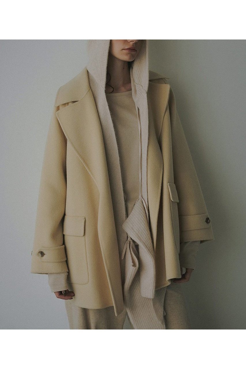 【ハー/HER.】の【YLEVE】別注 BEAVER COAT コート 人気、トレンドファッション・服の通販 founy(ファニー) ファッション Fashion レディースファッション Fashion for Women アウター Coat / Outerwear Collection コート・ロングコート・ピーコート Long Coats, Peacoats & More ショート Short, Short Length シンプル Simple, Minimal スペシャル Special, Limited Edition ダブル Double, Double-Breasted ビッグ Big, Oversized ベーシック Basic, Essential リアル Real, Realistic ワーク Workwear, Utility Style 別注 Limited Edition, Custom Order other-8|ID: prp329100004800100 ipo3291000000034825812