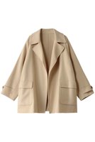 【ハー/HER.】の【YLEVE】別注 BEAVER COAT コート 人気、トレンドファッション・服の通販 founy(ファニー) ファッション Fashion レディースファッション Fashion for Women アウター Coat / Outerwear Collection コート・ロングコート・ピーコート Long Coats, Peacoats & More ショート Short, Short Length シンプル Simple, Minimal スペシャル Special, Limited Edition ダブル Double, Double-Breasted ビッグ Big, Oversized ベーシック Basic, Essential リアル Real, Realistic ワーク Workwear, Utility Style 別注 Limited Edition, Custom Order |ID:prp329100004800100