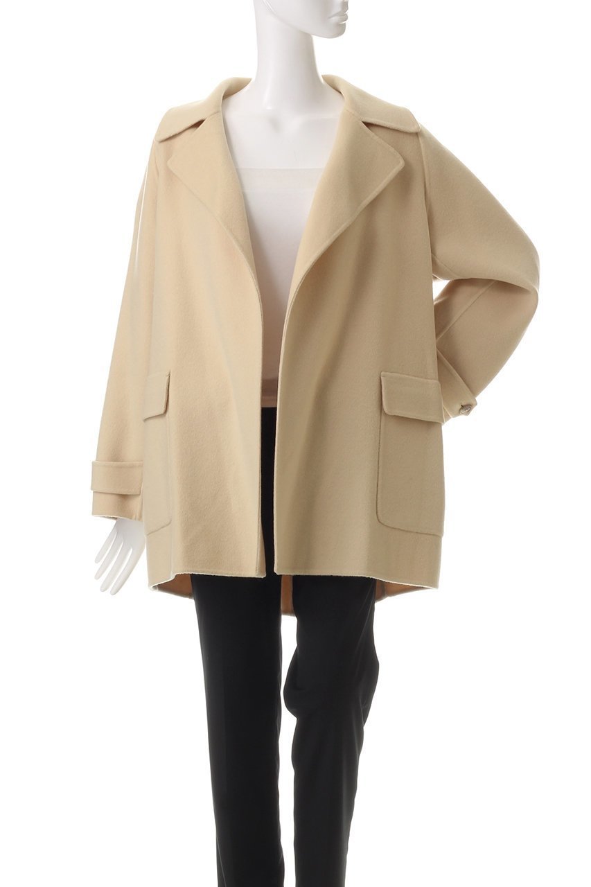 【ハー/HER.】の【YLEVE】別注 BEAVER COAT コート 人気、トレンドファッション・服の通販 founy(ファニー) 　ファッション　Fashion　レディースファッション　Fashion for Women　アウター　Coat / Outerwear Collection　コート・ロングコート・ピーコート　Long Coats, Peacoats & More　ショート　Short, Short Length　シンプル　Simple, Minimal　スペシャル　Special, Limited Edition　ダブル　Double, Double-Breasted　ビッグ　Big, Oversized　ベーシック　Basic, Essential　リアル　Real, Realistic　ワーク　Workwear, Utility Style　別注　Limited Edition, Custom Order　other-2|ID: prp329100004800100 ipo3291000000036022638