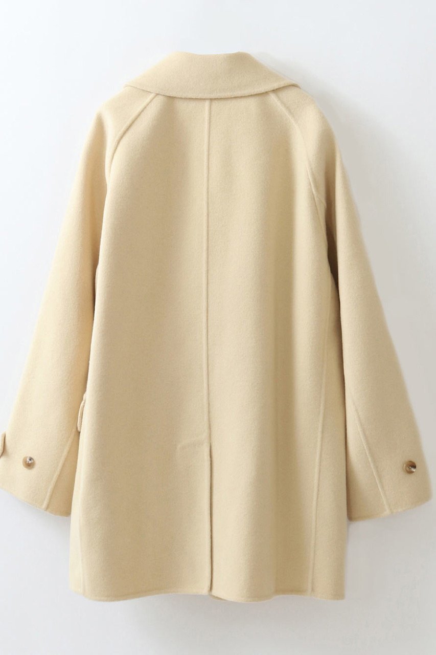 【ハー/HER.】の【YLEVE】別注 BEAVER COAT コート 人気、トレンドファッション・服の通販 founy(ファニー) 　ファッション　Fashion　レディースファッション　Fashion for Women　アウター　Coat / Outerwear Collection　コート・ロングコート・ピーコート　Long Coats, Peacoats & More　ショート　Short, Short Length　シンプル　Simple, Minimal　スペシャル　Special, Limited Edition　ダブル　Double, Double-Breasted　ビッグ　Big, Oversized　ベーシック　Basic, Essential　リアル　Real, Realistic　ワーク　Workwear, Utility Style　別注　Limited Edition, Custom Order　other-7|ID: prp329100004800100 ipo3291000000036022643